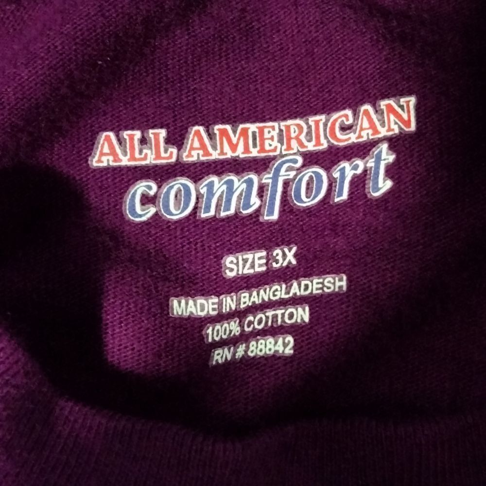 "All American Comfort" woman's long sleeve shirt - Picture 5 of 6